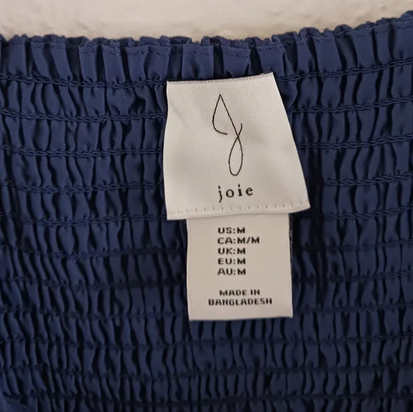 JOIE Tiered Navy Maxi Summer Dress - Picture 6 of 7